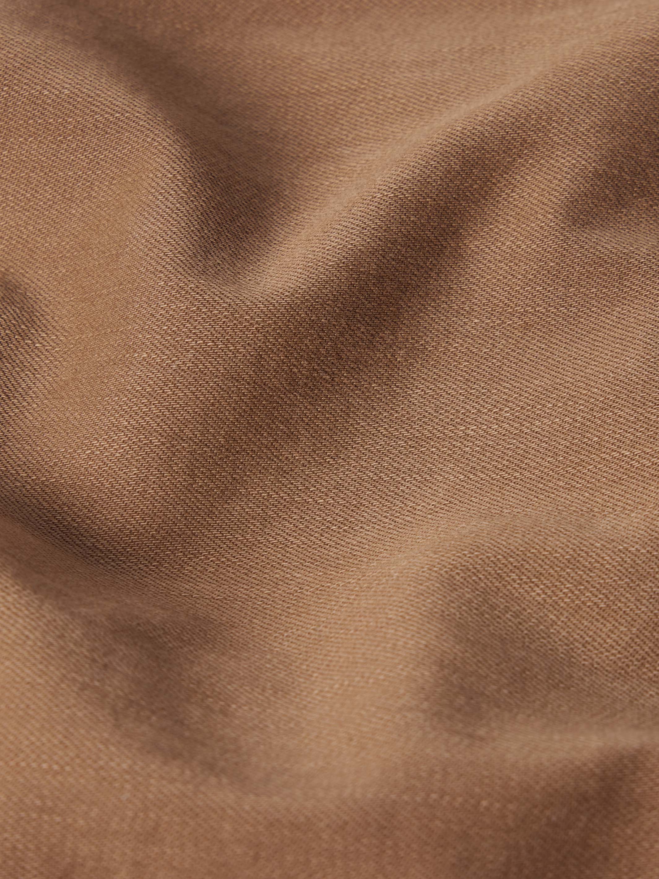 Camisa de ganga estilo western com botões