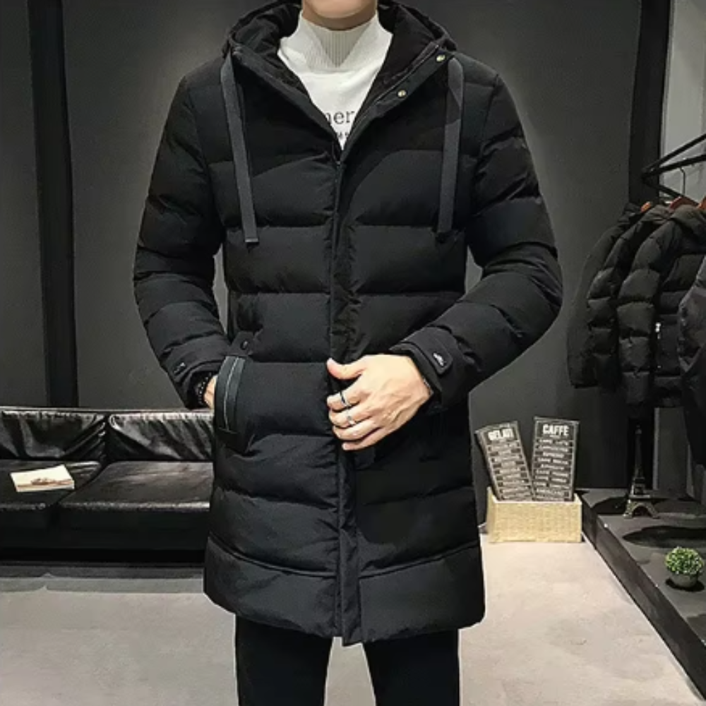 Long Men's Winter Jacket