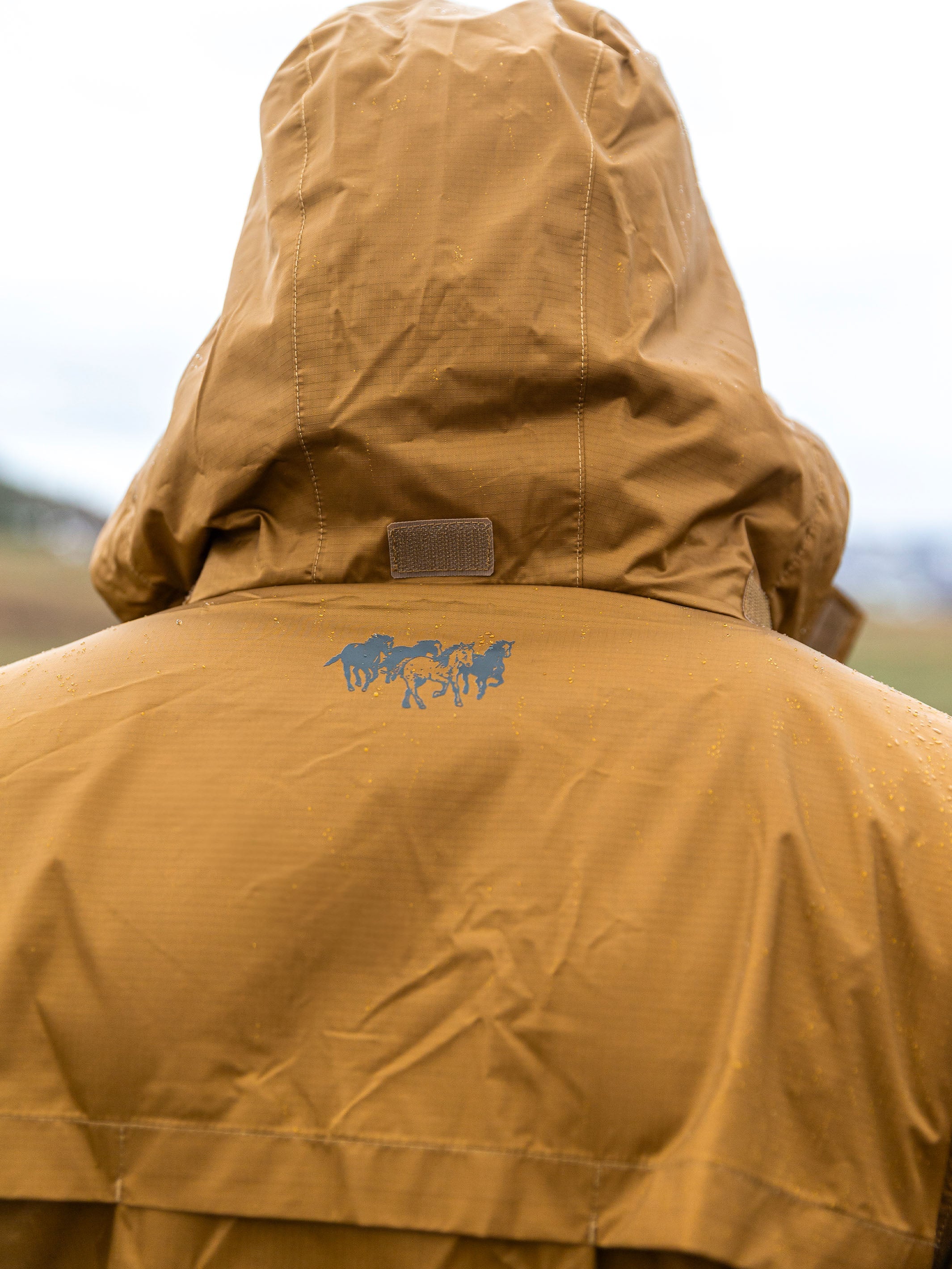 Casaco de chuva masculino