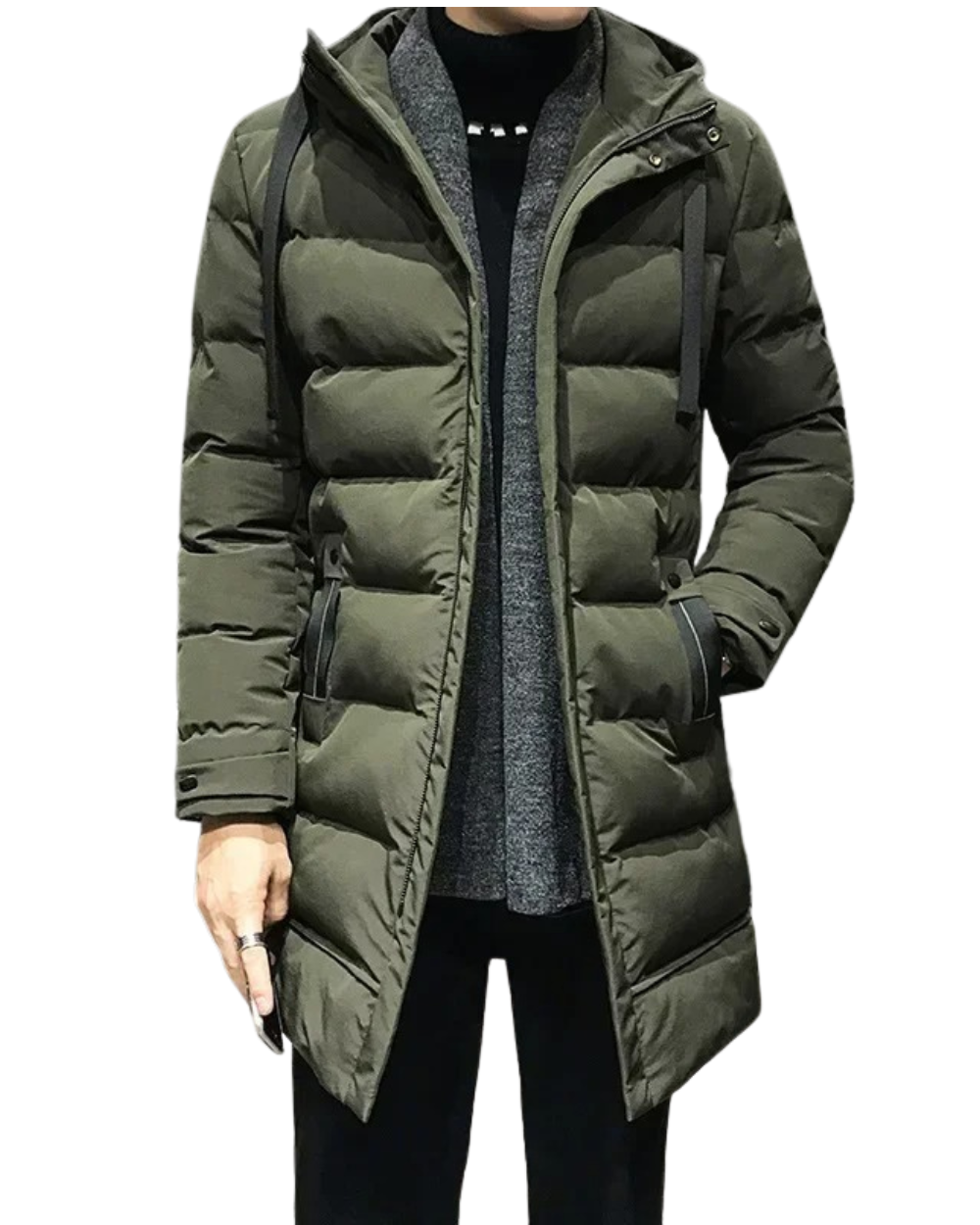 Long Men's Winter Jacket