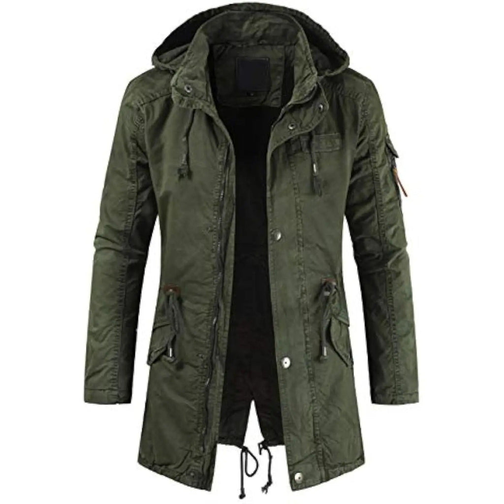 Long Cargo Parka Jacket