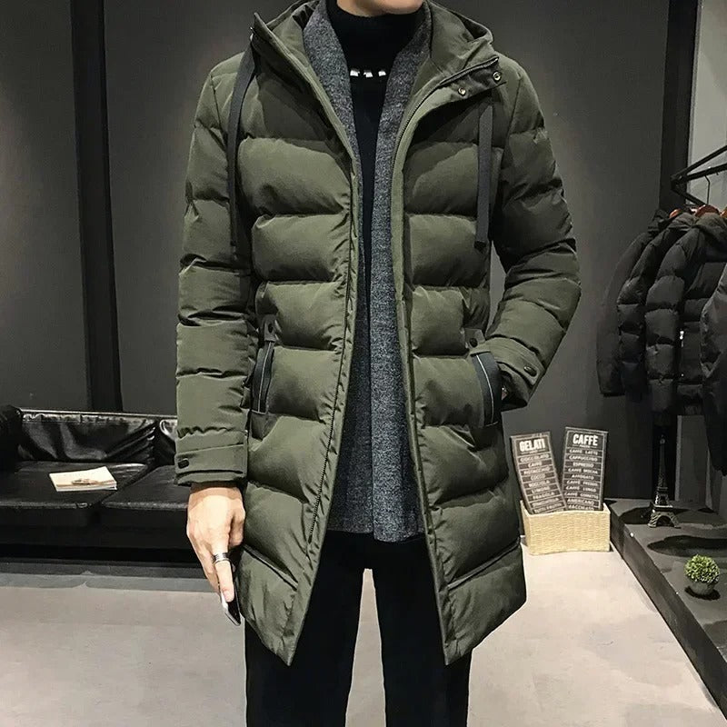 Long Men's Winter Jacket